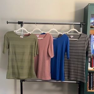 4! LuLaRoe Textured Classic TShirts